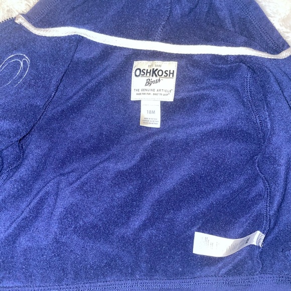 Osh kosh baby girl zip up sweater 18 months - Picture 2 of 2